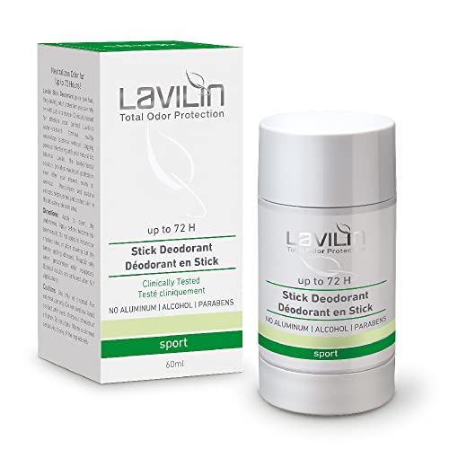 Lavilin Aluminum Free Natural Deodorant for Women and Men - Up to 72 Hours Odor Control