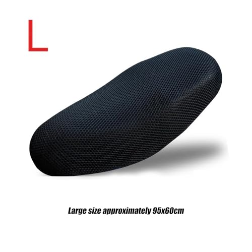 Funda Asiento Eléctrico Motocicleta Tela Malla Protección Solar Funda Asiento Patinete Almohadilla Antideslizante Nido Abeja Cojín Transpirable Funda cojín Asiento