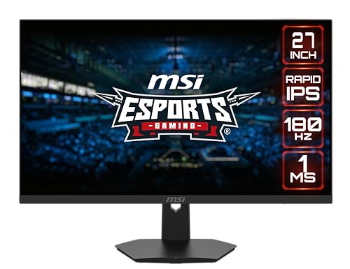 Image of msi 27 inch FHD (1920 x 1080) Non-Glare with Super Narrow Bezel 180Hz 1ms 16:9 HDMI /DP G-sync Compatible HDR Ready HDR Ready IPS Gaming Monitor (G274F),Black