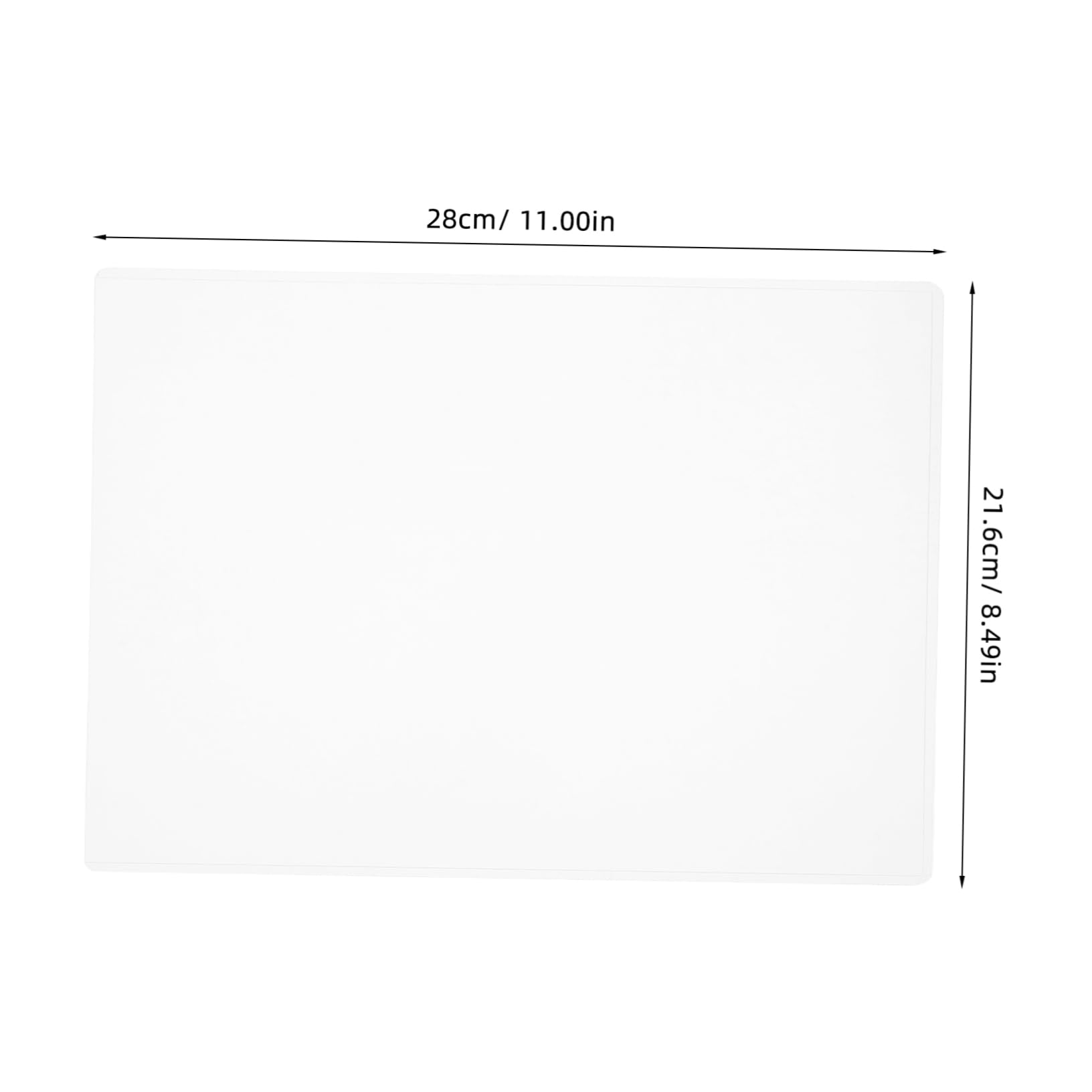 Paquete De 30 Protectores De Hojas Rígidos A4 Fundas Rígidas Para Documentos Menús Fotografías Y Carteles