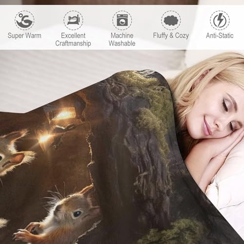 Couverture super douce en flannel 100% premium pour canapé élégant - 4