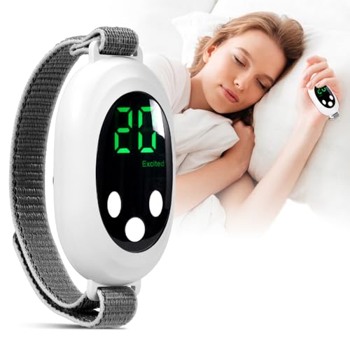 UYGTHI Sleep Aid Device for Adults Anxiety Relief Microcurrent Technology for Insomnia Stress Reduction Portable USB Rechargeable Sleep Support Tool with Adjustable Strap