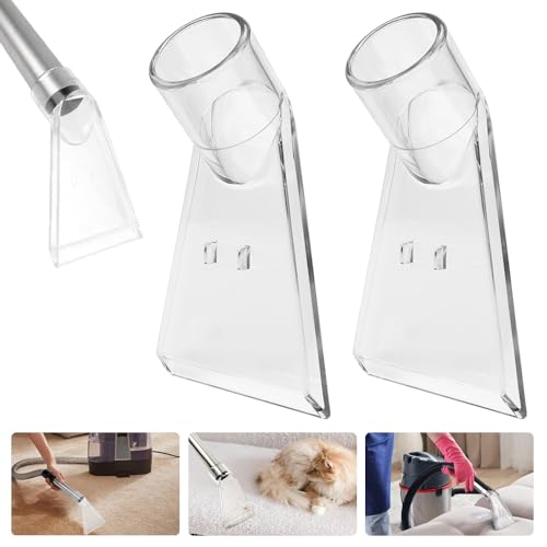 LANSKYLAN 2 PCS Boquilla Tapiceria Aspiradora, Boquillas Limpiador de Alfombras, 38mm Boquilla Aspiradora Agua, Aspiradora Boquilla de Piso para Limpiador Tapiceria Sofa Coche Colchón