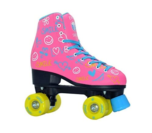 Epic Skates Blush Quad Roller Skates, Pink, Kids Size 2