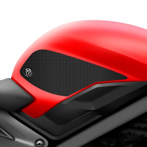Grip de réservoir moto TRIUMPH STREET TRIPLE 675/765 BLOQ Noir