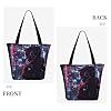 YIJIAYUN Thicker,lightweight and durable tote Hacker Era Print bags with zipper designed for everyday shopping #3