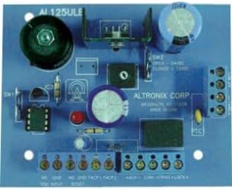 AL125ULB Access Control Power Supply Charger, PTC Class Outputs, 12/24VDC at 1A, 24VAC, Board