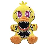 5 Nights Freddy plushies,Twisted Chica Plush Toy,Stuffed Animal Doll Children's Gifts
