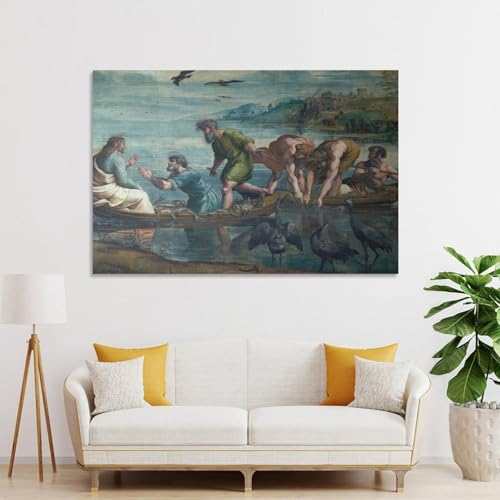 Art mural Raphael capture de poisson poster toile décoration haut de gamme - 4