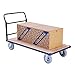 Global Industrial Steel Bound Platform Truck w/Wood Deck, 60 x 30, 8