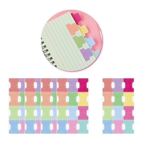 DmDoyy 150 Piezas Marcadores Adhesivos, Etiquetas De Índice De Colores, Pegatinas, Pestañas De Índice De Colores, Para Notas, Libros, Clasificación De Archivos, Escuela, Oficina