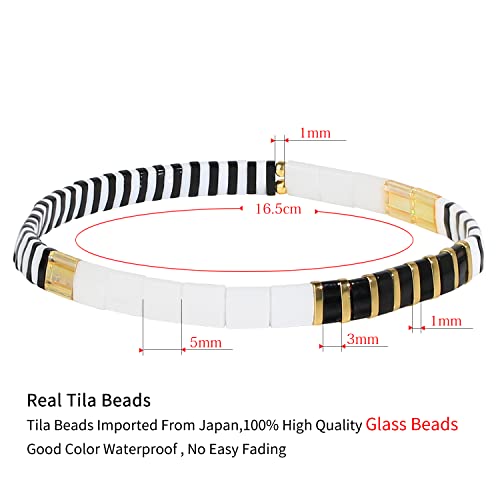 Kanyee Women Tila Colorful Handwoven Beaded Bracelet Handmade String Stretch Love Cuff Friendship Bracelets For Women #TOP6