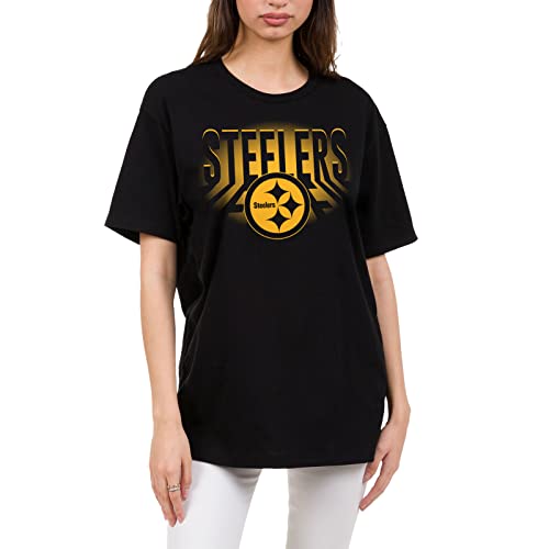 Junk Food Unisex Adult Nfl Team Spotlight T-Shirt, Black, Large US - Image 2