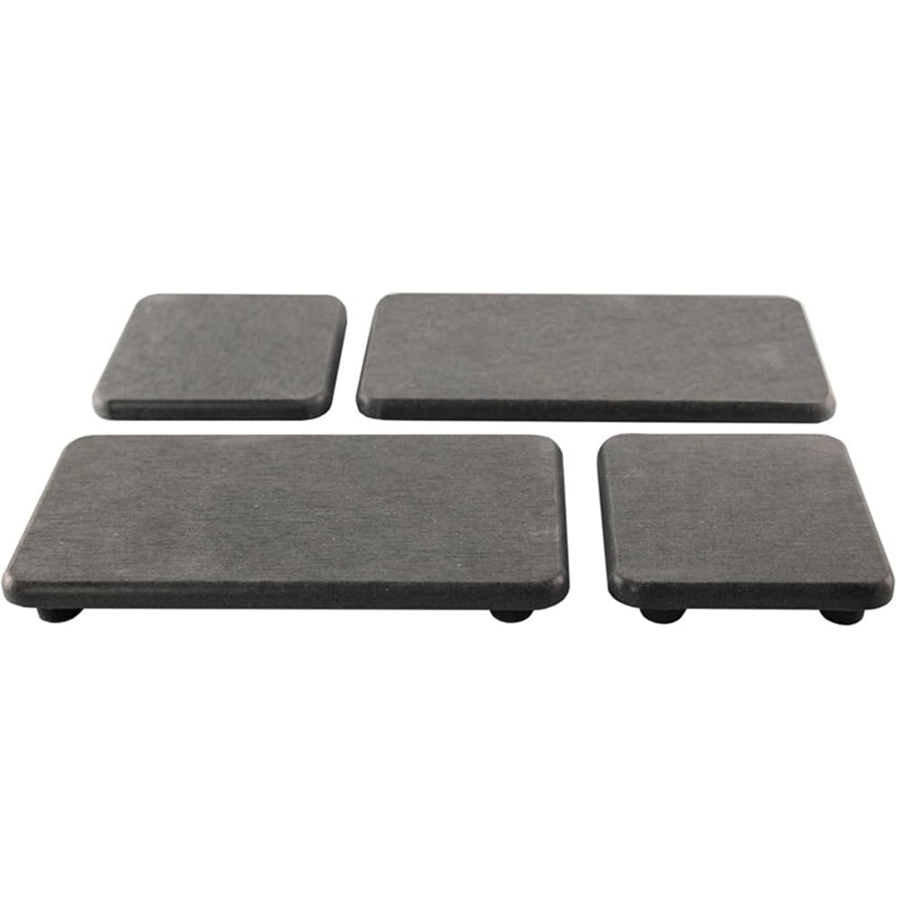 CTRLZS Diatomaceous Earth Bathroom Sink Vanity Trays,Absorbent Kitchen Soap Tray for Home Black