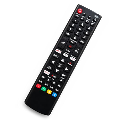 Image of Original Remote Control Compatible with LG Smart TV - Universal Replacement for LED, OLED, LCD, UHD & Android TVs | AKB75095303 Model | Plug & Play Non-Voice Remote (Black)