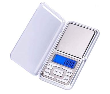 Venozo Mini Pocket Weight Scale Digital gold Jewellery Chem Kitchen Small Weighing Machine with Auto Calibration labs samle weight 10-30 Degree (200/0.01 g)