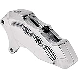 Chrome HHI Left Front Brake Caliper for Single 13' Rotors on 2000-2013 Harley-Davidson Touring...