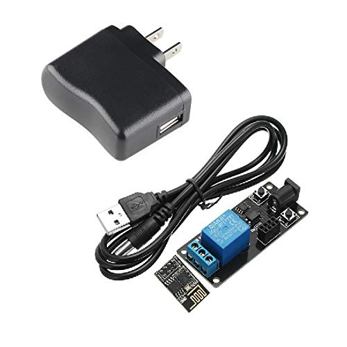 REES52 DC 5V One Channel WiFi Relay Module Smart Home Cell Phone WiFi Wireless Remote Control Switch APP With Wireless Control Access Control Door Lock And Computer Boot Function Delay Time Can Be Set-image-23
