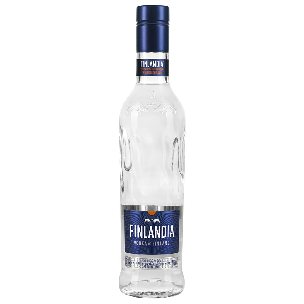 Finlandia Vodka | Reinheit | Purer Geschmack | Aus Finnland | Umweltbewusste Produktion | Aus reinem Gletscherquellwasser | 40% | 500 ML