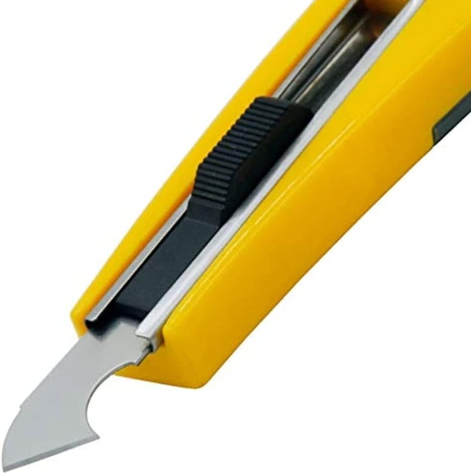 Acrylic Plastic Fibre Sheets Cutter Hook Knife Blade with 2 Extra Blades Inside (Random Colour) (1554)
