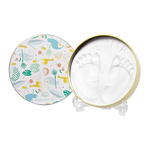 Baby Art Gift Box, Geschenk-Set inkl. 1x Magic Box, DIY Gipsabdruck Set für Baby Handabdruck oder Fußabdruck, sowie 3x kleinen Design Geschenkboxen, Toucans Limited Edition von Mr. & Mrs. Clynk