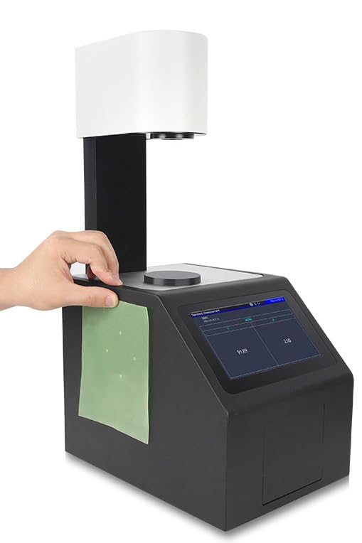 Color Haze Meter Professional Color Hazemeter with Measuring Aperture Φ20mm Double Standard ISO&ASTM CIE LAB XYZ Yxy LCh s-RGB βxy Observer Angle 2°/10° Spectrogram,Sample Chroma Value Display