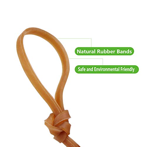 150 Pack Large Rubber Bands, Esee Heavy Duty Trash Can Band, Strong Elastic Bands for Office Supply, Garbage Cans, File Folders, Size 8 Inches - Thumbnail 4