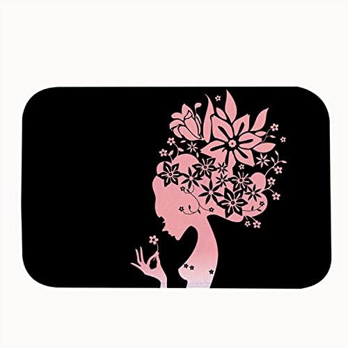 Whiangfsoo Sexy Girl Pattern Home and Kitchen Area Rugs Super Absorbent 20" x 32"