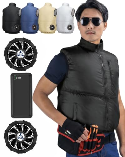 [X-TRAK] ���{�̊�搻�i �󒲍�ƕ� �y��2����E����DC19V�o�� USB�o�͂�蕗��99��UP�z �t�@���t���x�X�g ���{���������[�^�[ ����9���H�� ��e�ʃo�b�e���[�t�� UV�J�b�g ���^ �j�����p �M���Ǒ΍� �O�b�Y �H������K�p(�t���Z�b�g