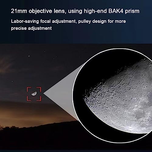 ACAGALA Telescópios Monoculares Compactos Monoculares Portáteis para Observação de Pássaros Pesca Vi