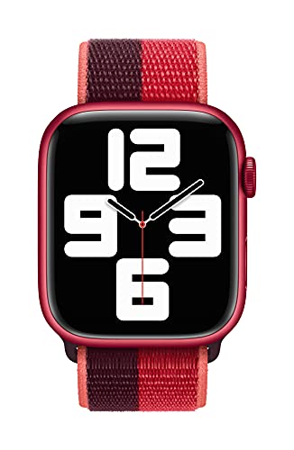 Image of Apple Watch Band - Sport Loop (45mm) - (PRODUCT) RED - Regular