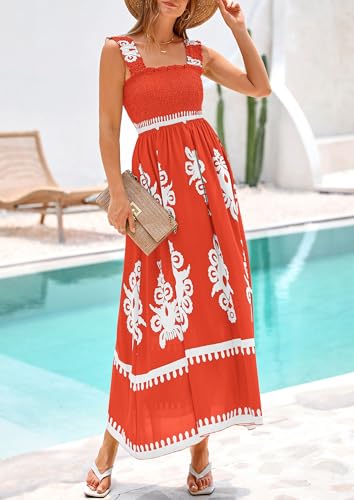Image of PRETTYGARDEN Women's Sleveless Boho Maxi Dress