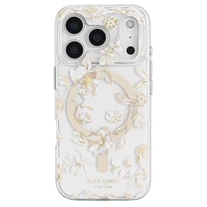 Kate Spade New York iPhone 17 Pro Case – Compatible with MagSafe – Designer Phone Case – Autumn Tolie