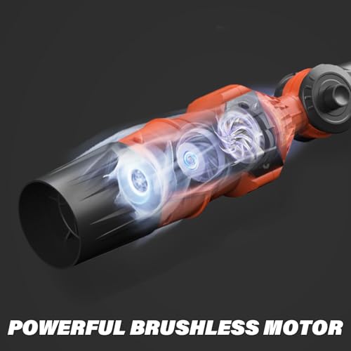 MAXLANDER Leaf Blower Cordless, 650CFM 40V Brushless Cordless Leaf Blower with Shoulder Strap, Electric Battery Powered Leaf Blower with 5-Speed Modes, 2 Pcs 4.0Ah Batteries and Charger Included