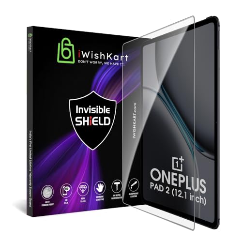 Image of compatible with OnePlus Pad 2 12.1 Inch Tab Tempered Glass Screen Protector Guard Full Screen Coverage Edge to Edge with Easy Installation kit | Anti-Scratch & Smudge Proof | (1+pad2 / pad2 / 1 + pad2)