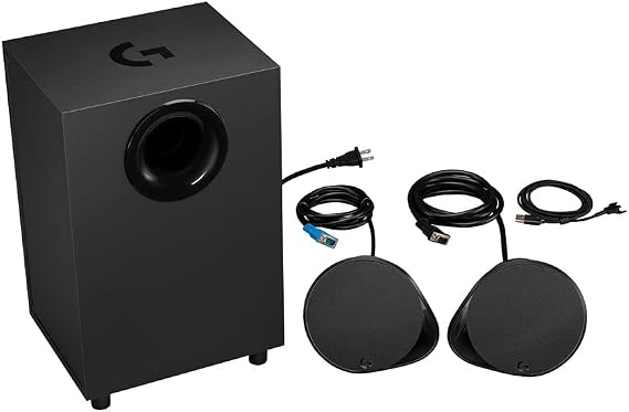 Logitech G560 Lightsync Pc Gaming Speaker, Dts:X Ultra Surround Sound And Playback Based, Rgb Lighting