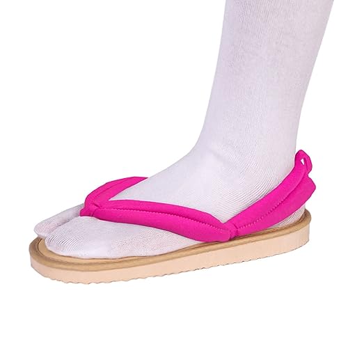 Image of UZAIN Anime Cosplay Clog Shoes Cosplay Sandal Prop Oshitari with Socks
