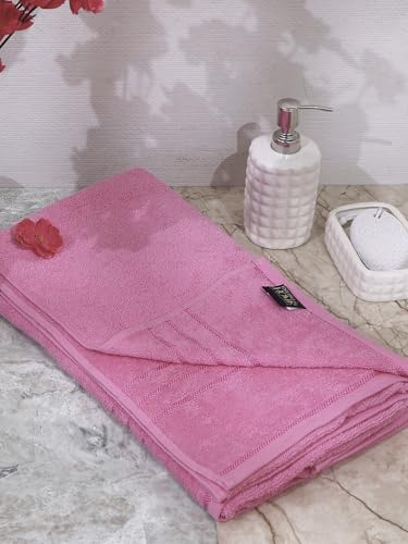 Image of Monte Carlo Pink Solid 340 GSM FS 1 Car Towel (Width 90 CM X Length 180 CM) 1