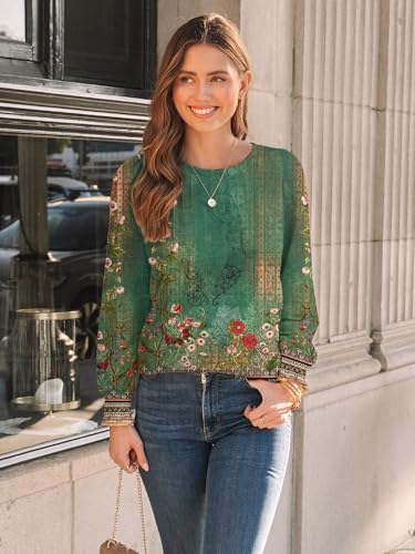Image of AUTOMET Womens Long Sleeve Shirts Fall Blouses Tops Business Casual Outfits