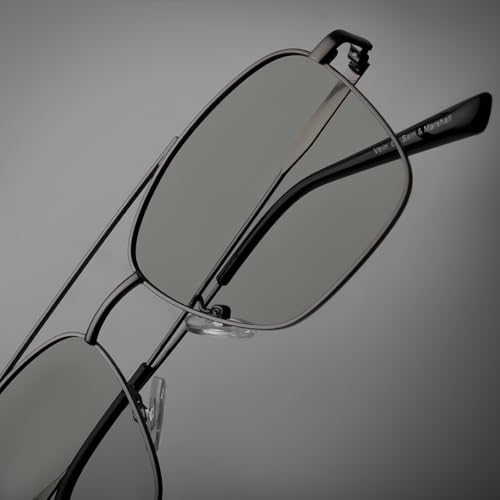 Image of SAM AND MARSHALL VEIN Sunglass I 400% UV Protection I Metal Sunglass I Square Sunglass I Double Bar I Unisex