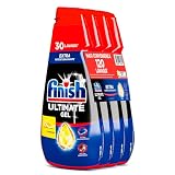 Finish Ultimate Gel, Detersivo per Lavastoviglie, 120 Lavaggi, 4 confezioni da 30 Lavaggi,...