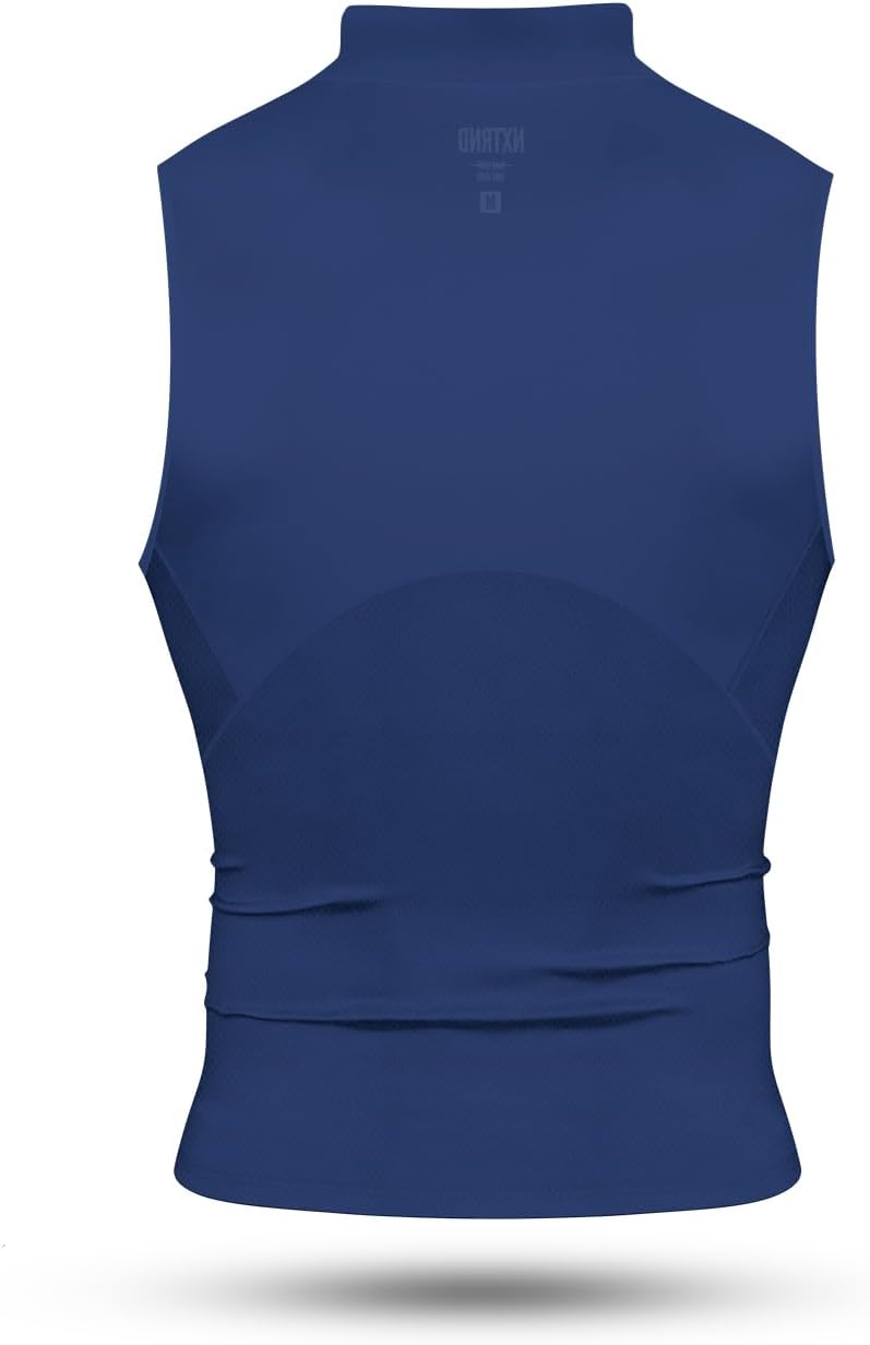 Nxtrnd Men's Turtleneck Compression Tank Top, Sleeveless Mock Neck - Image 4