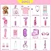 Meland Toy Doctor Kit for Girls, Pretend Play Toy Doctor Set with Dog , Carrying Bag, Stethoscope & Dress Up Costume Gift for Kids Toddlers Ages 3 4 5 6 Year Old for Role Play