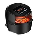 Esta freidora es el regalo perfecto para todos. Compre esta freidora multifuncional para mamás ocupadas, papás a los que les gusta cocinar, amigos o cualquier persona que quiera algo más saludable. Esta freidora le permite cocinar sus alimentos fritos favoritos con poco o nada de aceite. Para que pueda estar seguro de disfrutar de la comida.
