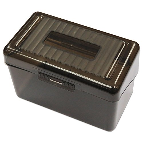 Boîtes pour fiches 10,2x15,2 cm avec couvercle à charnière noir