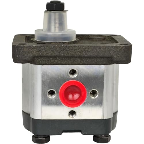 Image of XYZIL Hydraulic Pump 5129481 5179724 3539857M91 Compatible with Massey Ferguson 174 184 194 273 274 283 284 293 294S 353 363 373 377 383 387 393 397 Tractor Clockwise Right Rotation