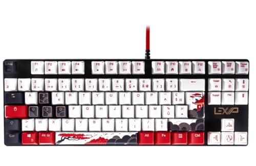 Clavier Gaming Azerty Lexip x Ubisoft Assasin' Creed Shadows - vue 3
