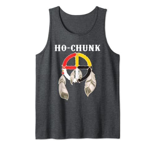 Ho-Chunk Tribe Nation Native American Indian Medicine Wheel Tank Top