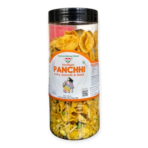 Image of PANCHI KA PETHA AUR DALMUT Cornflakes Mixture Namkeen 200g (Pack of 1) - Agra Special Indian Snack | Spicy, Tangy & Tasty | Perfect for Tea-Time & Munching