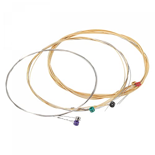 sourcing map Acoustique Guitare Cordes, 3.28ft Brass Léger Tension pour 6 Cordes Guitare avec Corde Winder-Chaude… - Les Beatles, Paul McCartney, John Lennon, RIngo Starr, George Harrison sourcing map Acoustique Guitare Cordes, 3.28ft Brass Léger Tension pour 6 Cordes Guitare avec Corde Winder-Chaude…